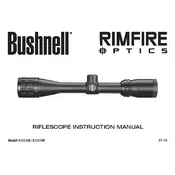 Bushnell 613510A Scope manual cover