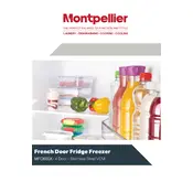 Montpellier MFD600X Refrigerator manual cover