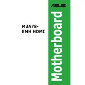 ASUS M3A78-EMH HDMI Motherboard manual cover