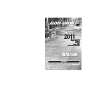 Can-Am Renegade 500 2011 Vehicle manual cover