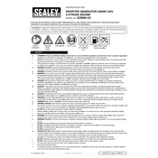 Sealey G2000I.V2 Generator manual cover