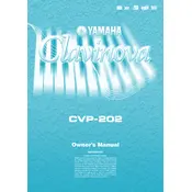 Yamaha Clavinova CVP-202 Piano