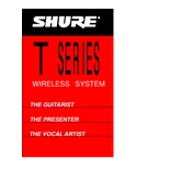 Shure T4G Microphone manual cover