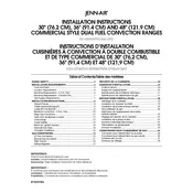 JennAir JDRP436WP Range