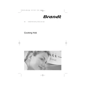 Brandt TE272WC1 Hob manual cover