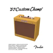 Fender 57 Custom Champ 8160500100 120V 60Hz US Amplifier manual cover