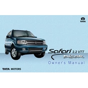 Tata Safari 2.2 VTT Dicor 4x2 Car manual cover