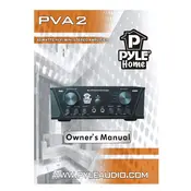 Pyle PVA2 Amplifier manual cover