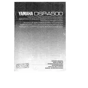 Yamaha DSP-A500 Amplifier manual cover