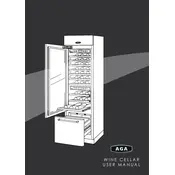 AGA Wine Cellar Refrigerator manual cover