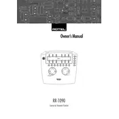 Rotel RR-1090 Remote Control manual cover