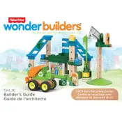 Fisher Price Mattel Wonder Builders Recycling Center GKL36 Toy manual cover