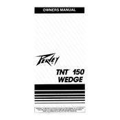 Peavey TNT 150 Wedge Amplifier manual cover