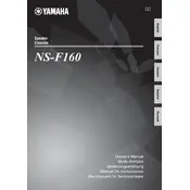 Yamaha NS-F160 Speaker manual cover