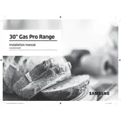 Samsung Chef Collection NX58M9960PM Cooker manual cover