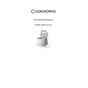 Cookworks 4233749 HM729WB Mixer manual cover