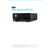 Lacie 1big Dock SSD Pro STHW2000800 Storage manual cover