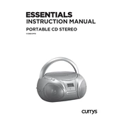 Currys Essentials CCDBOOM13 manual cover