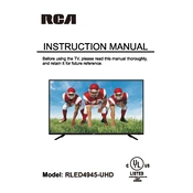 RCA RLED4945-UHD TV manual cover