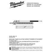 Milwaukee M18 Fuel 49-16-2719 Trimmer manual cover