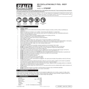 Sealey CP20VMT Multi-Tool manual cover