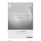 Samsung DV45H7000 Dryer manual cover