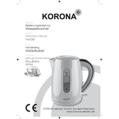 Korona 20134 Kettle manual cover