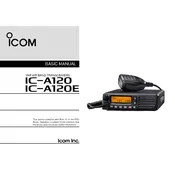 Icom IC-A120 Transceiver manual cover