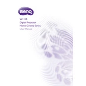 BenQ W1110 manual cover