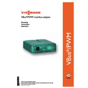 Viessmann VBus PWM Interface Adapter Accessory manual cover