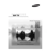 Samsung HL-S4265W TV manual cover