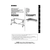 Yamaha RD500 Percussion manual cover