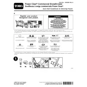 Toro Power Clear 821R-C 38755 Snow Thrower manual cover