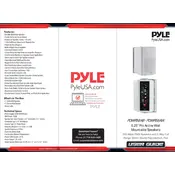 Pyle PDWR58AB Speaker manual cover