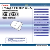 Canon DR-2010C manual cover