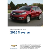 Chevrolet Traverse 2016 manual cover