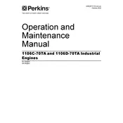 Perkins 1106C-70TA Engine manual cover