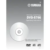 Yamaha DVD-S796 Disc Player manual cover