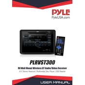 Pyle PLRVST300 Wall Mount manual cover