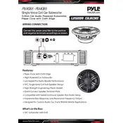 Pyle PLMG65 Subwoofer manual cover