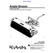 Kubota AP-AB84 Angle Broom manual cover