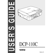 Brother DCP-110C manual cover