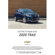 Chevrolet Trax 2020 manual cover