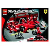 LEGO Racers 8375 Construction Set manual cover