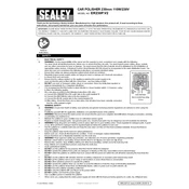 Sealey ER230P.V2 Polisher manual cover