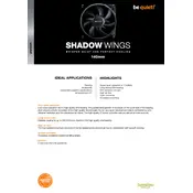 be quiet! Shadow Wings 140mm Mid-Speed Fan manual cover