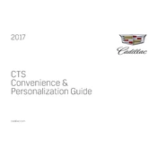 Cadillac CTS 2017 manual cover