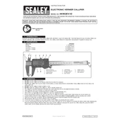 Sealey AK962EV.V2 Vernier Caliper manual cover