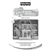 Fisher Price Mattel Twins Dollhouse G8908 Toy manual cover