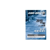 Can-Am DS 70 2010 Vehicle manual cover